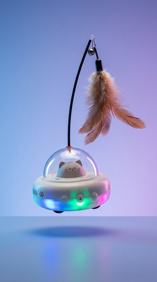 PurrInstinct™ Smart UFO Cat Toy