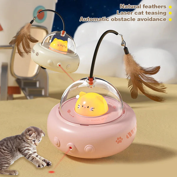 PurrInstinct™ Smart UFO Cat Toy