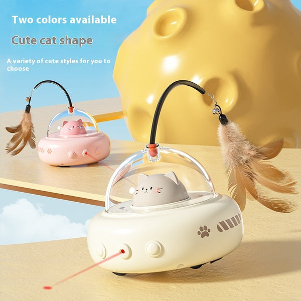 PurrInstinct™ Smart UFO Cat Toy