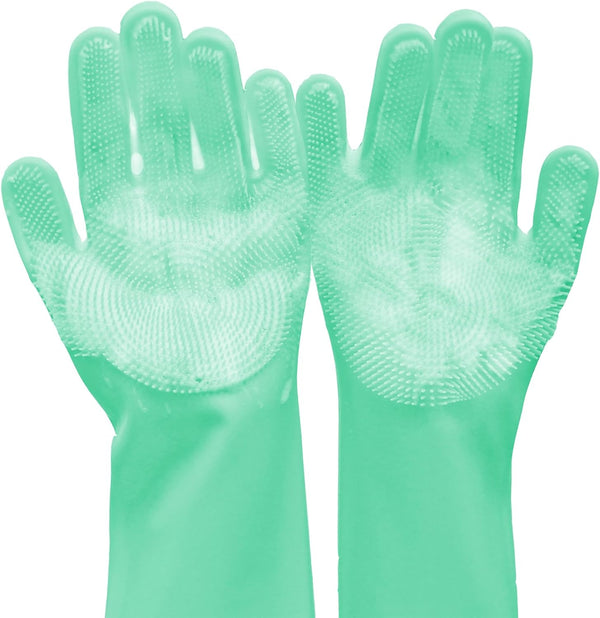 GroomEase™ Pet Grooming & Bath Gloves