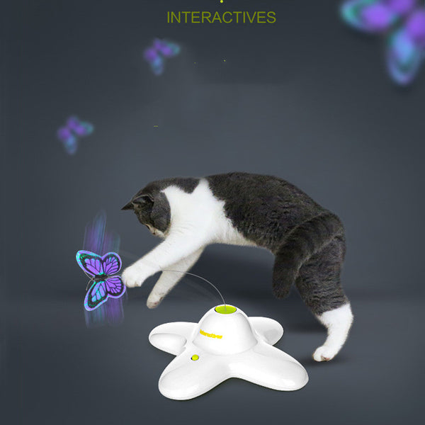 Butterfly Chase™ Interactive Cat Toy - PurrInstinct