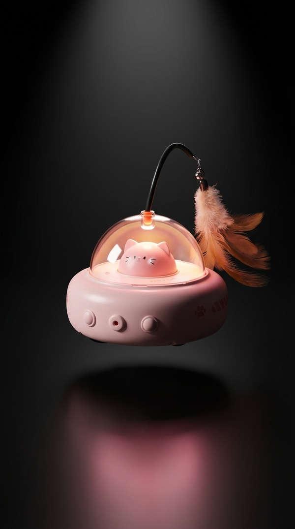 PurrInstinct™ Smart UFO Cat Toy