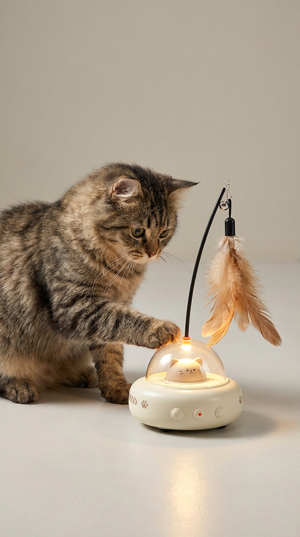 PurrInstinct™ Smart UFO Cat Toy