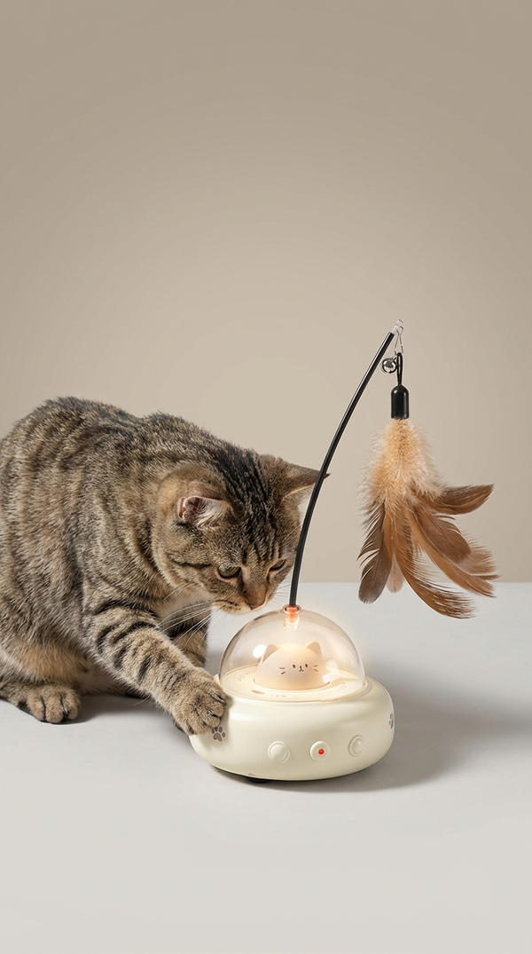 PurrInstinct™ Smart UFO Cat Toy