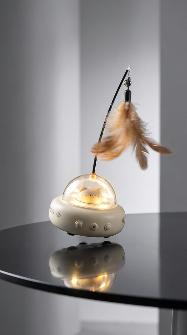 PurrInstinct™ Smart UFO Cat Toy